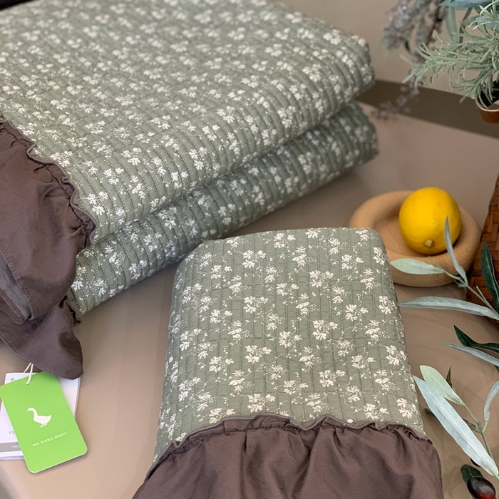 91家纺网 家纺一手货源 找家纺 汇庭 2024新款-天丝棉印花床盖三件套系列 苏美尔庄园