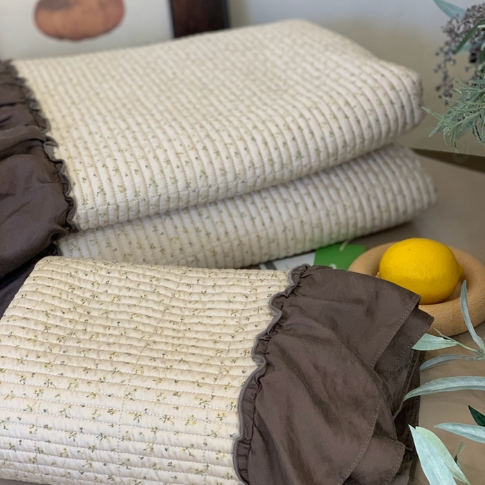 91家纺网 家纺一手货源 找家纺 汇庭 2024新款-天丝棉印花床盖三件套系列 夏花庄园