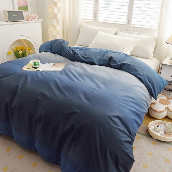 91家纺网 家纺一手货源 找家纺 启优 2024新款1370全棉被套 秘境黑