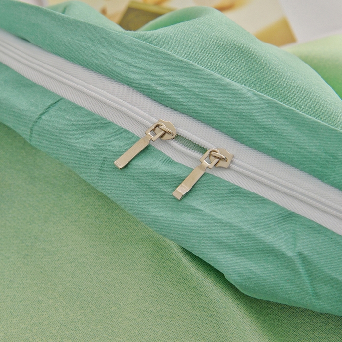 91家纺网 家纺一手货源 找家纺 启优 2024新款1370全棉被套 秘境绿