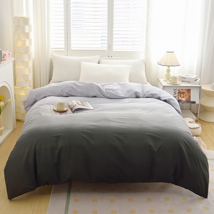 91家纺网 家纺一手货源 找家纺 启优 2024新款1370全棉被套 秘境灰