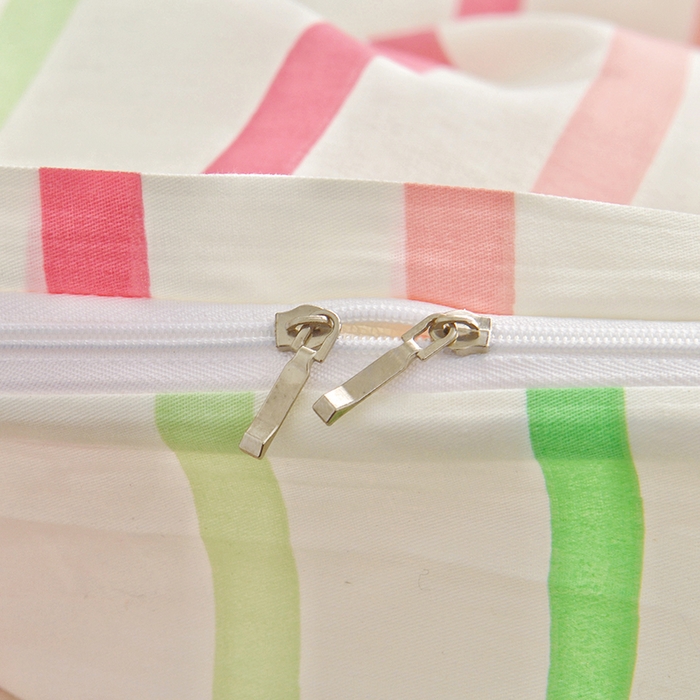 91家纺网 家纺一手货源 找家纺 启优 2024新款1370全棉被套 七彩条纹