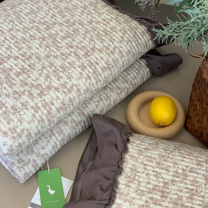 91家纺网 家纺一手货源 找家纺 汇庭 2024新款-天丝棉印花床盖三件套系列 嘉里庄园