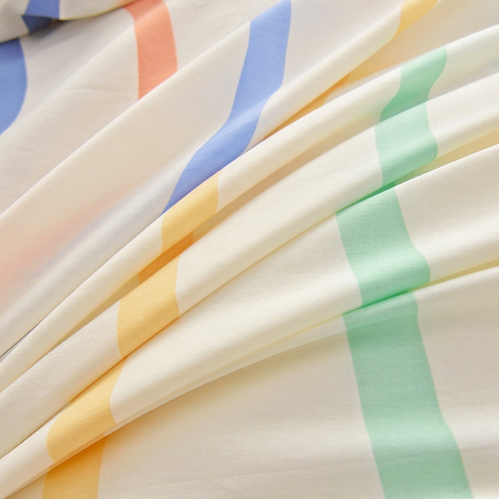 91家纺网 家纺一手货源 找家纺 启优 2024新款1370全棉被套 五彩世界