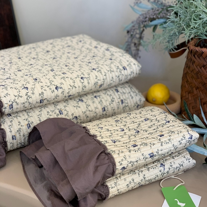 91家纺网 家纺一手货源 找家纺 汇庭 2024新款-天丝棉印花床盖三件套系列 斯嘉庄园