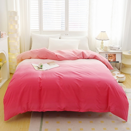 启优 2024新款1370全棉被套 秘境粉