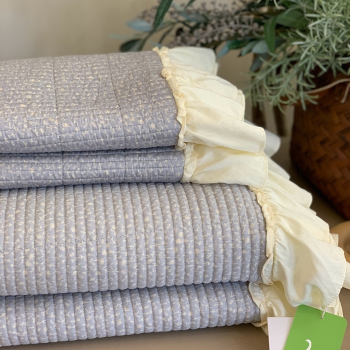 91家纺网 家纺一手货源 找家纺 汇庭 2024新款-天丝棉印花床盖三件套系列 温迪庄园