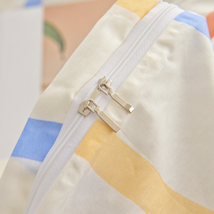 91家纺网 家纺一手货源 找家纺 启优 2024新款1370全棉被套 五彩世界