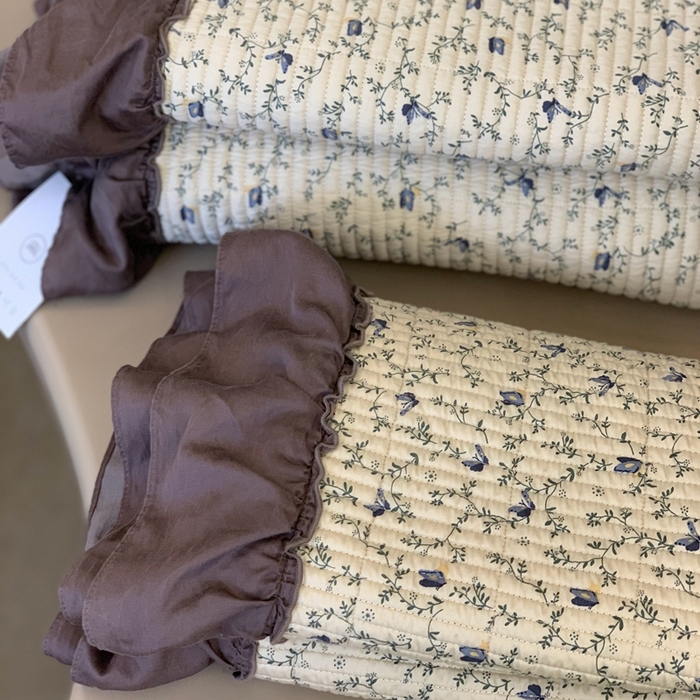 91家纺网 家纺一手货源 找家纺 汇庭 2024新款-天丝棉印花床盖三件套系列 斯嘉庄园