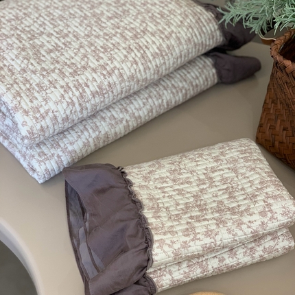 汇庭 2024新款-天丝棉印花床盖三件套系列 嘉里庄园