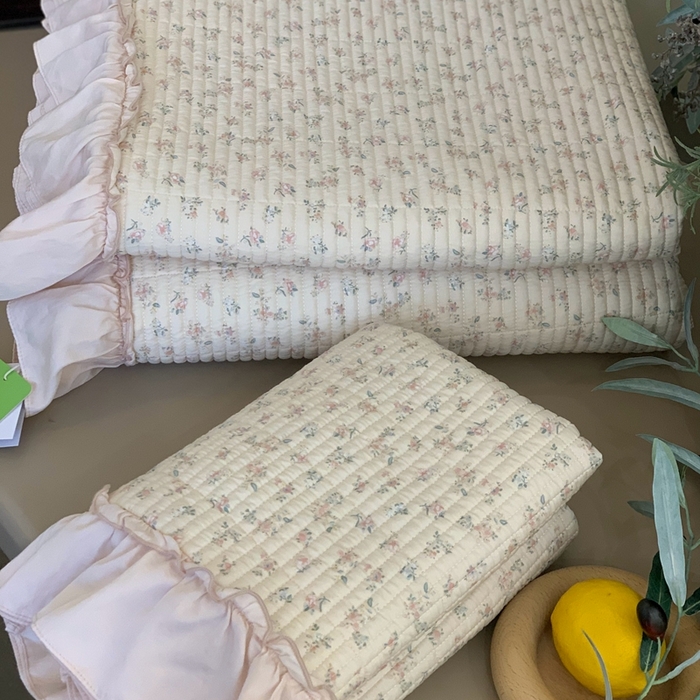 91家纺网 家纺一手货源 找家纺 汇庭 2024新款-天丝棉印花床盖三件套系列 芙蕾庄园