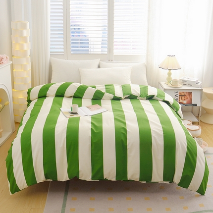 启优 2024新款1370全棉被套 林西绿