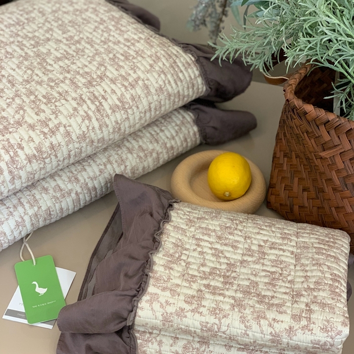 91家纺网 家纺一手货源 找家纺 汇庭 2024新款-天丝棉印花床盖三件套系列 嘉里庄园