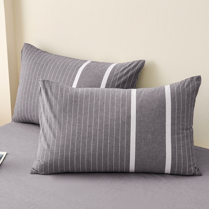 91家纺网 家纺一手货源 找家纺 （总）美梦莱 2024新款A类全棉色织水洗棉单品系列-单枕套