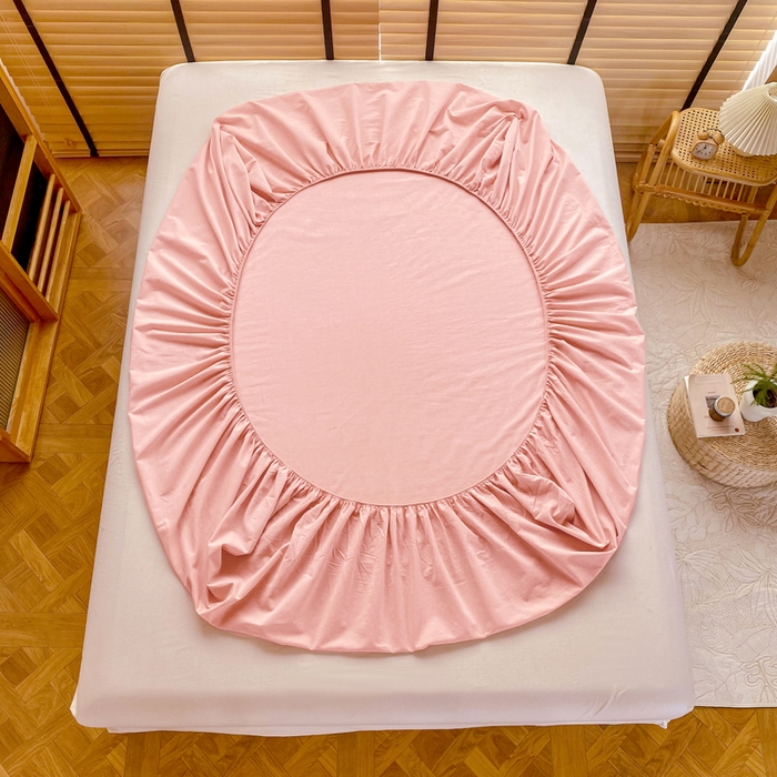 91家纺网 家纺一手货源 找家纺 （总）美梦莱 2024新款A类全棉色织水洗棉床笠 单品系列（支持一件代发）