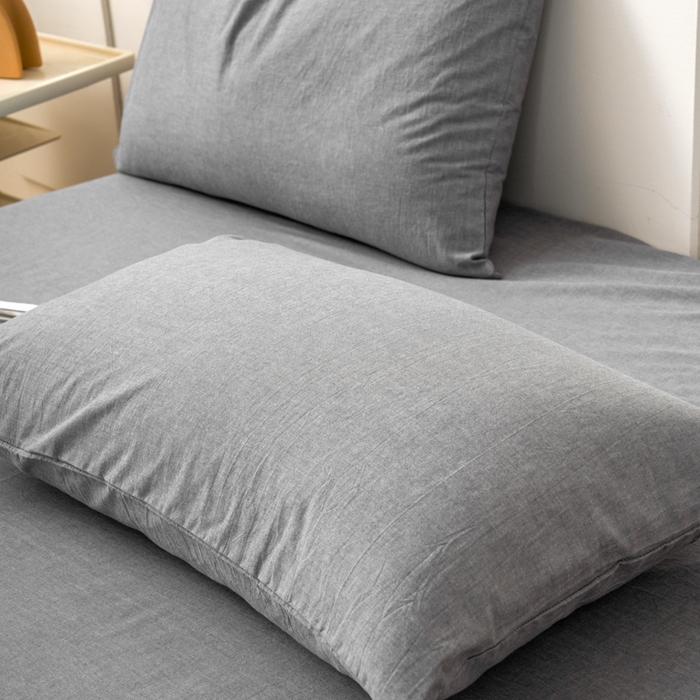 91家纺网 家纺一手货源 找家纺 （总）美梦莱 2024新款高支全棉色织水洗棉枕套（支持一件代发）