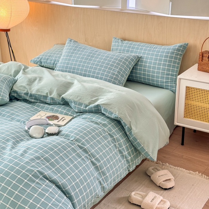 91家纺网 家纺一手货源 找家纺 （总）美梦莱 2024新款全棉水洗棉单品被套