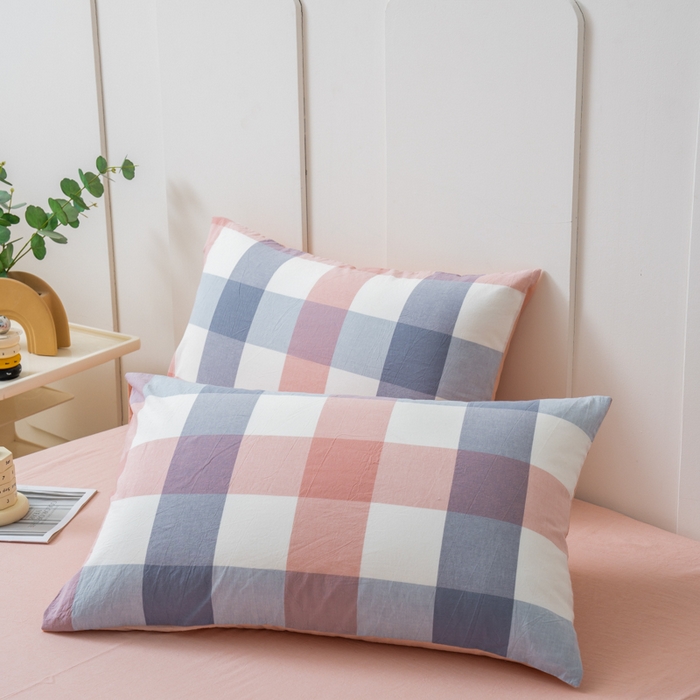 91家纺网 家纺一手货源 找家纺 （总）美梦莱 2023新款全棉水洗棉单枕套（支持一件代发）