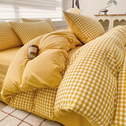 （总）美梦莱 2024新款A类全棉色织水洗棉单被套（支持一件代发）