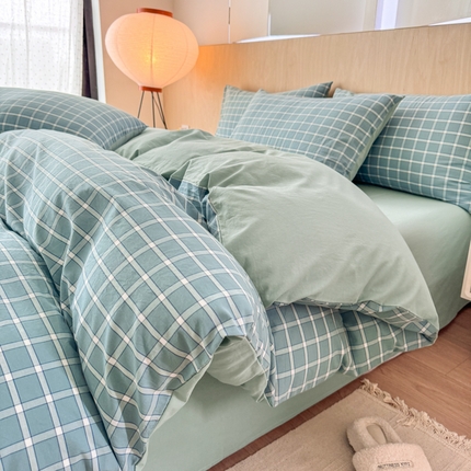 91家纺网 家纺一手货源 找家纺 （总）美梦莱 2024新款全棉水洗棉四件套