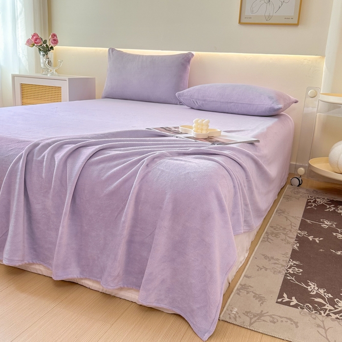 91家纺网 家纺一手货源 找家纺 （总）美梦莱 2024新款保暖高克重牛奶绒床品单品系列-单床单（支持一件代发）