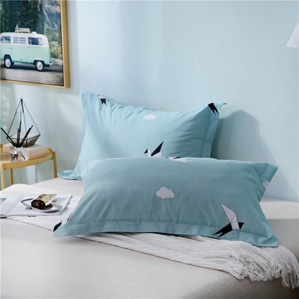 91家纺网 家纺一手货源 找家纺 （总）莱通家纺  2024新款12868印花四件套系列-单枕套