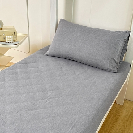 91家纺网 家纺一手货源 找家纺 （总）美梦莱 2023新款A类全棉水洗绵学生宿舍三件套四件套单品-单枕套（支持一件代发）