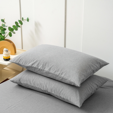 91家纺网 家纺一手货源 找家纺 （总）美梦莱 2023新款全棉水洗棉单枕套（支持一件代发）