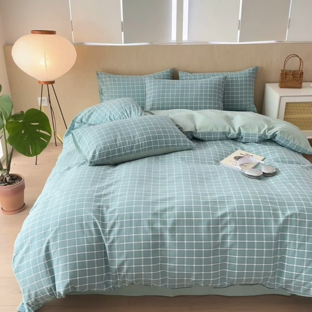 91家纺网 家纺一手货源 找家纺 （总）美梦莱 2024新款全棉水洗棉单品被套