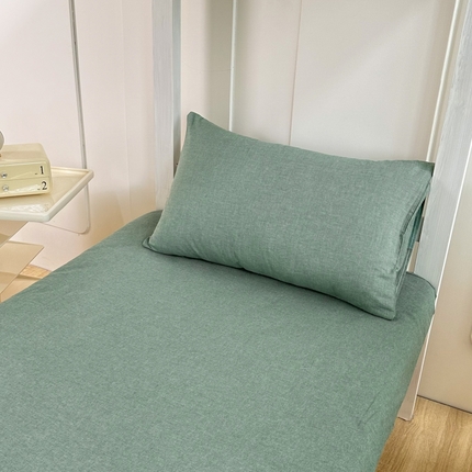 91家纺网 家纺一手货源 找家纺 （总）美梦莱 2023新款A类全棉水洗绵学生宿舍三件套四件套单品-单枕套（支持一件代发）