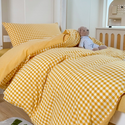 91家纺网 家纺一手货源 找家纺 （总）美梦莱 2023新款A类全棉水洗绵学生季宿舍三件套四件套单品-四件套（支持一件代发）