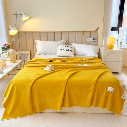 （总）美梦莱 2022新款华夫格牛奶绒双层复合毯空调毯（支持一件代发）