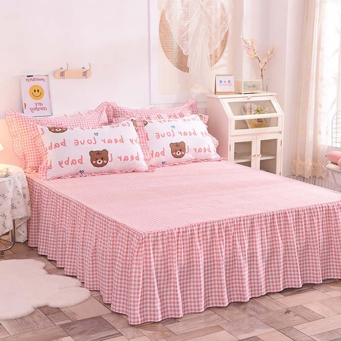 91家纺网 家纺一手货源 找家纺 （总）玉元坊 2025年新款13372 40支1.2m1.5米1.8*2全棉纯棉床裙