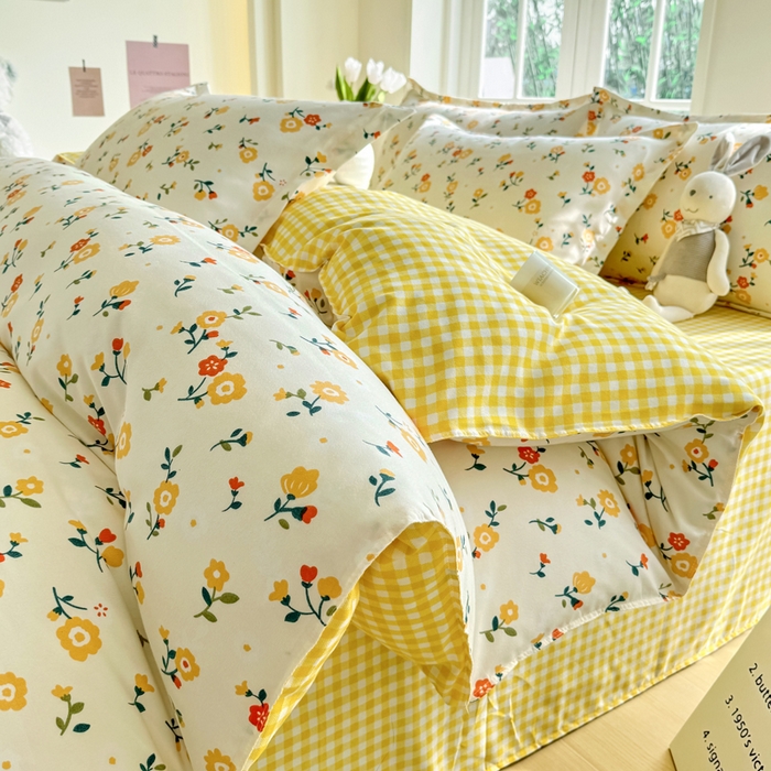 91家纺网 家纺一手货源 找家纺 正莱欣 2025新品加厚生态棉磨毛四件套高克重植物羊绒床单款床笠款四件套大量现货 晨妆