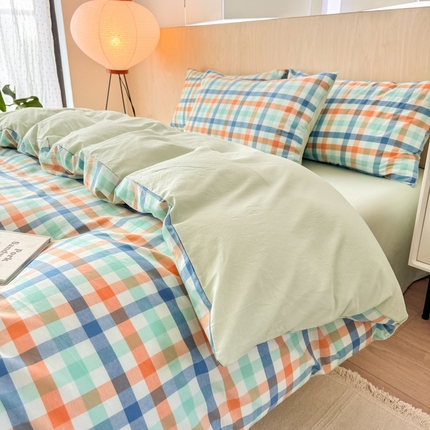 91家纺网 家纺一手货源 找家纺 （总）美梦莱 2024新款全棉水洗棉单品被套