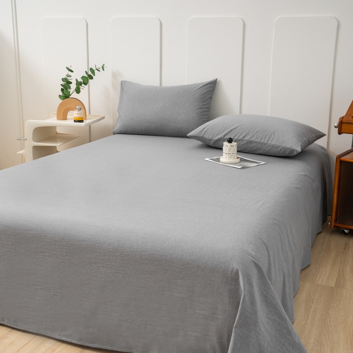 91家纺网 家纺一手货源 找家纺 （总）美梦莱 2024新款高支全棉色织水洗棉枕套（支持一件代发）