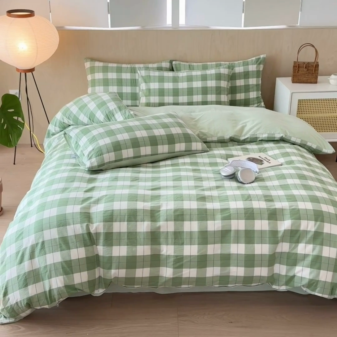 91家纺网 家纺一手货源 找家纺 （总）美梦莱 2024新款全棉水洗棉四件套