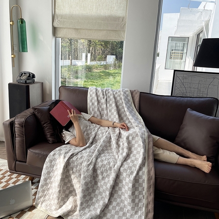 91家纺网 家纺一手货源 找家纺 （总）美梦莱 2024夏季莫兰迪A类全棉针织棉夏被超柔软可水洗纯棉空调被夏凉被盖毯 淘宝抖音热款（实拍图）