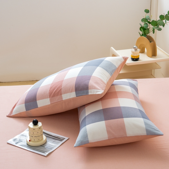 91家纺网 家纺一手货源 找家纺 （总）美梦莱 2023新款全棉水洗棉单枕套（支持一件代发）