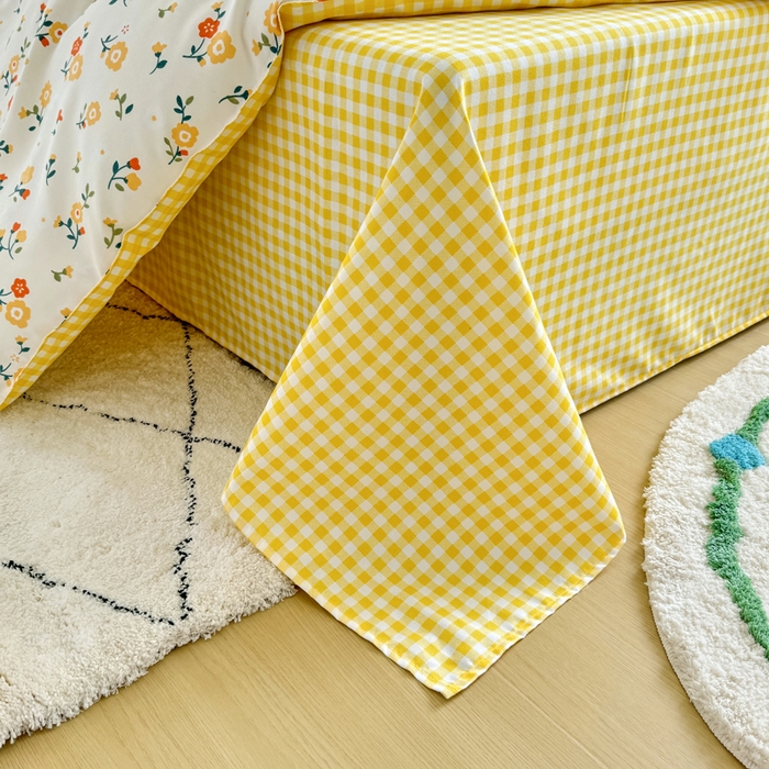 91家纺网 家纺一手货源 找家纺 正莱欣 2025新品加厚生态棉磨毛四件套高克重植物羊绒床单款床笠款四件套大量现货 晨妆