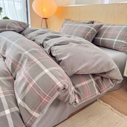 91家纺网 家纺一手货源 找家纺 （总）美梦莱 2024新款全棉水洗棉四件套