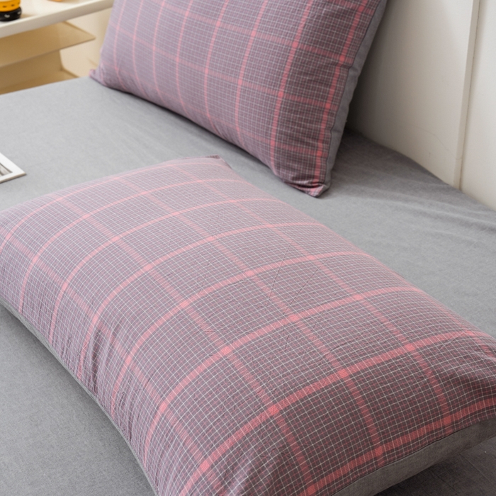 91家纺网 家纺一手货源 找家纺 （总）美梦莱 2024新款A类全棉色织水洗棉单品系列-单枕套