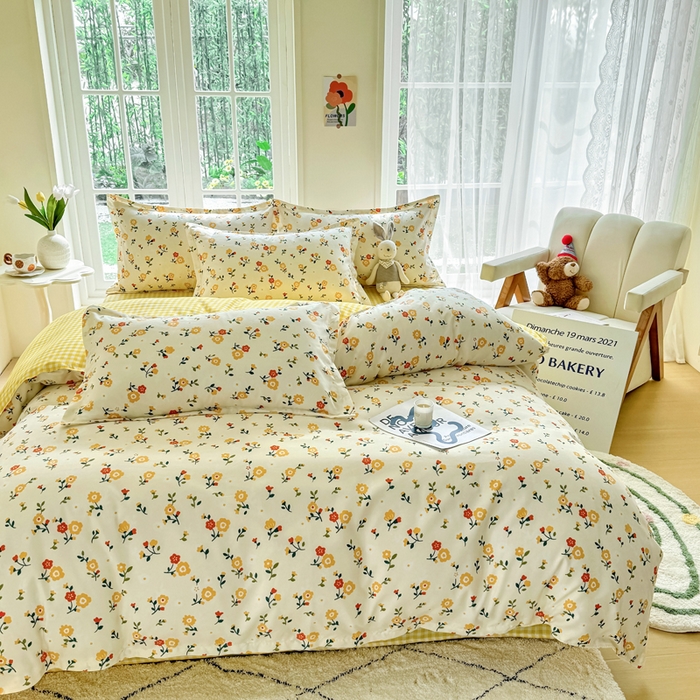 91家纺网 家纺一手货源 找家纺 正莱欣 2025新品加厚生态棉磨毛四件套高克重植物羊绒床单款床笠款四件套大量现货 晨妆