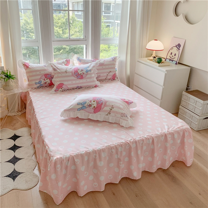 91家纺网 家纺一手货源 找家纺 （总）玉元坊 2025年新款13372 40支1.2m1.5米1.8*2全棉纯棉床裙