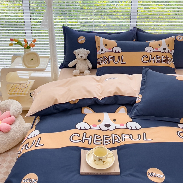 91家纺网 家纺一手货源 找家纺 布可家纺 2025新款水洗棉印花四件套 等待