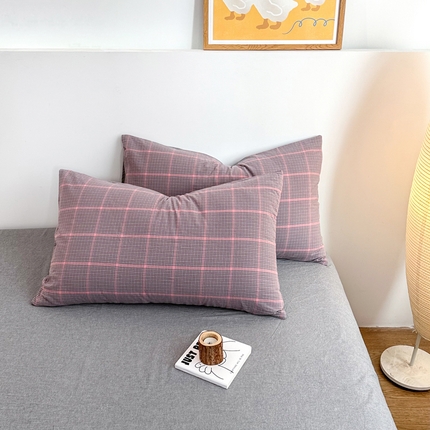 （总）美梦莱 2023新款A类全棉色织水洗棉系列单品枕套（支持一件代发）