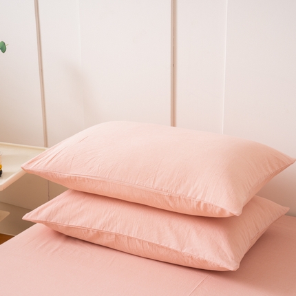 91家纺网 家纺一手货源 找家纺 （总）美梦莱 2023新款全棉水洗棉单枕套（支持一件代发）