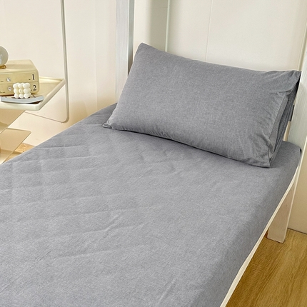 91家纺网 家纺一手货源 找家纺 （总）美梦莱 2024新款A类全棉无印风水洗棉宿舍单枕套