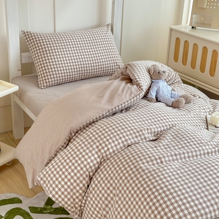 91家纺网 家纺一手货源 找家纺 （总）美梦莱 2023新款A类全棉水洗绵学生季宿舍三件套四件套单品-四件套（支持一件代发）