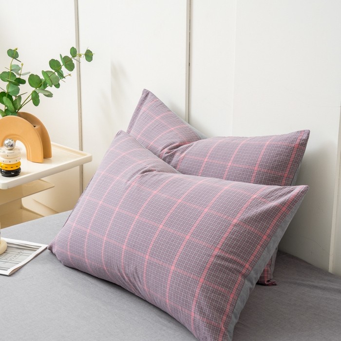 91家纺网 家纺一手货源 找家纺 （总）美梦莱 2024新款A类全棉色织水洗棉单品系列-单枕套